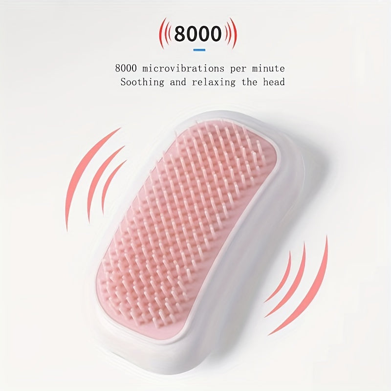 Portable Beauty Tool Scalp Comb, Electric Massage Comb, Body Relaxing High - Frequency Vibration Head Massager - 5 - CJ