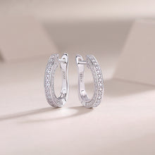 1Highlight - S925 Moissanite Sterling Silver Earrings With Platinum - plated Stud Earrings, Fashionable, Trendy And Affordable Diamond Jewelry Prohibit Tk Sales - 5 - cjdropshipping