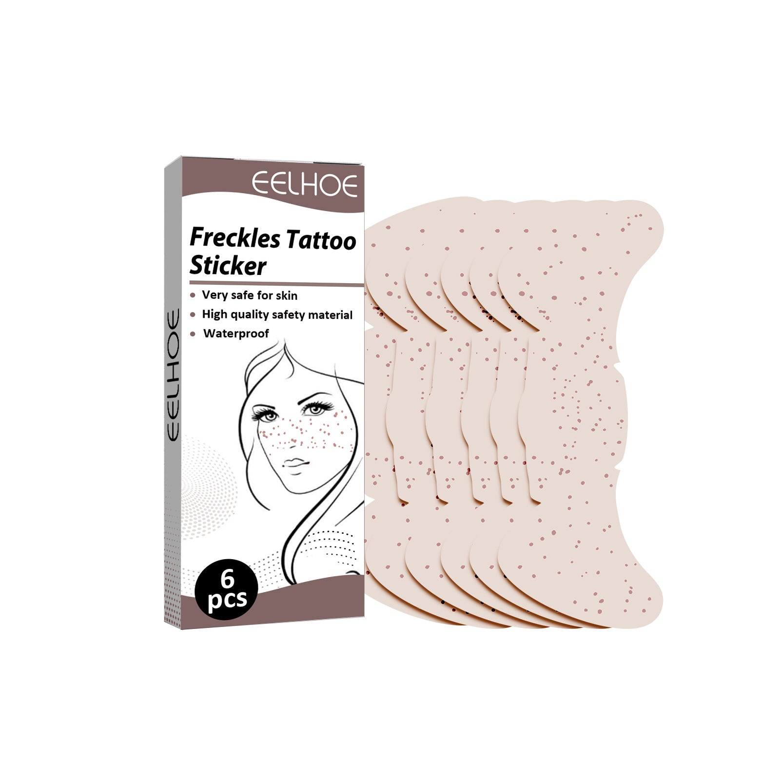 EELHOE Freckles Tattoo Stickers Sweatproof Lasting Makeup Party In Europe And The United States Freckles Stickers Fashion Personality Freckles - 5 - CJ