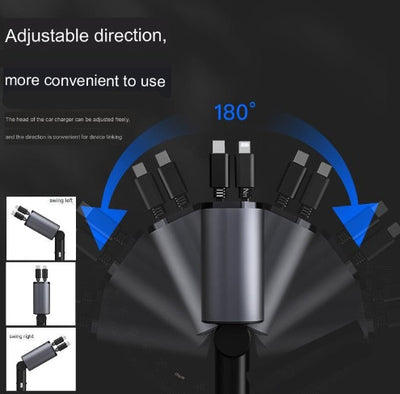 4 In 1 Retractable Charger - 5 - cjdropshipping