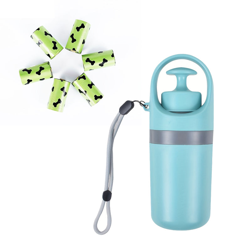 Portable Dog Poop Scooper, Sanitary Dog Waste Picker Upper With Bag Dispenser, Convenient Pet Waste Cleaner For Dog Walkers, Attachable To Dog Leash, Harness Or Waist - 5 - CJ