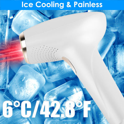 3 In 1 Ice Cooling Laser Hair Removal Painless Permanent At - Home IPL Hair Removal With 999,999 Flashes 9 Energy Levels 2 Modes For Armpits Legs Arms Bikini Line - 5 - CJ