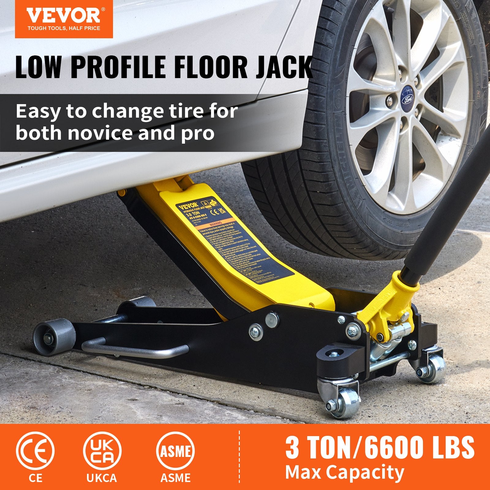 3 - ton Low Profile Aluminum Steel Racing Car Landing Jack Dual Lifting Car Automatic, Banned Platform Temu - 5 - cjdropshipping