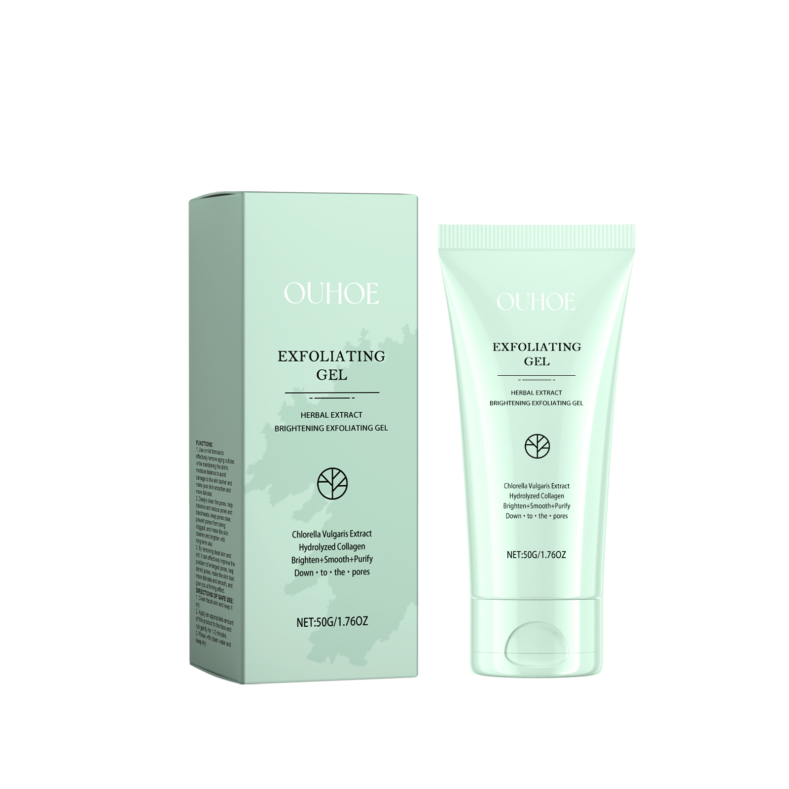 OUHOE Herbal Cleansing Gel For Gentle Skin Care, Cleansing, Hydrating And Pore Narrowing Facial Treatment - 5 - CJ