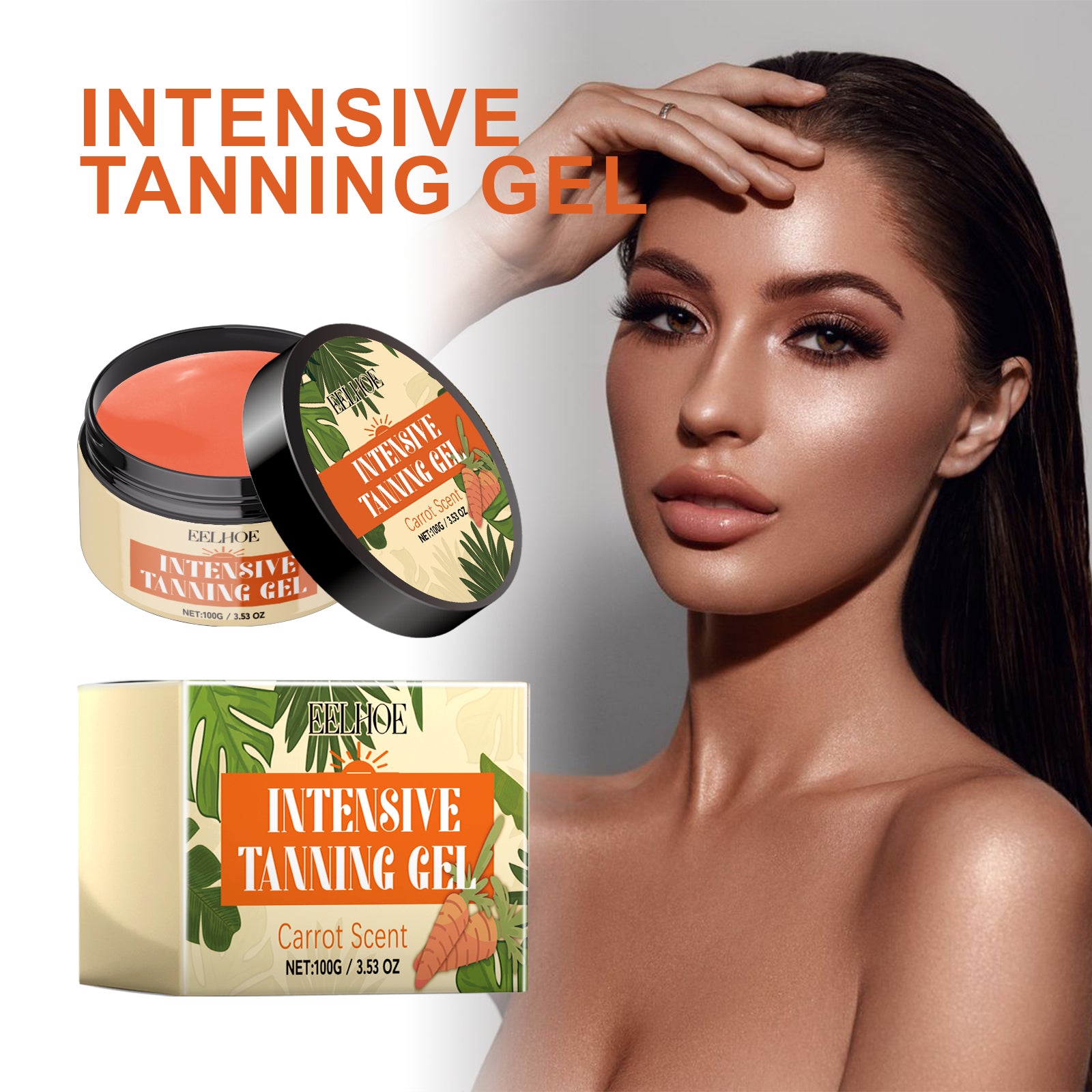 Eelhoe Black Repair Gel, Natural Wheat Skin Care In Summer To Help The Body Black Mild Without Greasy - 5 - CJ