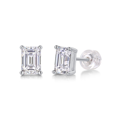 1Sink Into Luxury Fashion Diamond Earrings Studs Set With Mosan Diamond Silver Ornaments Prohibit TikTok sales - 5 - CJ
