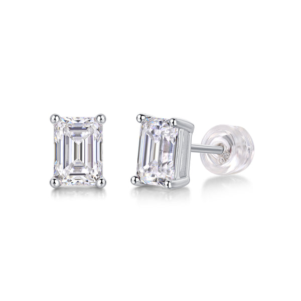 1Sink Into Luxury Fashion Diamond Earrings Studs Set With Mosan Diamond Silver Ornaments Prohibit TikTok sales - 5 - CJ