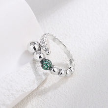 S925 Sterling Silver Personality Geometric Beaded Snowball Ring - 4 - https://x.com/titan_prim62775J