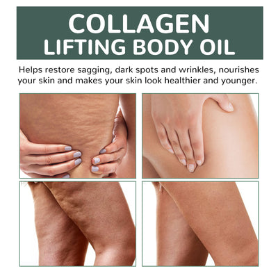 OceAura Collagen Lifting Body Oil, Moisturizing And Firming Arms Belly Fat Full Body Massage Oil - 5 - CJ