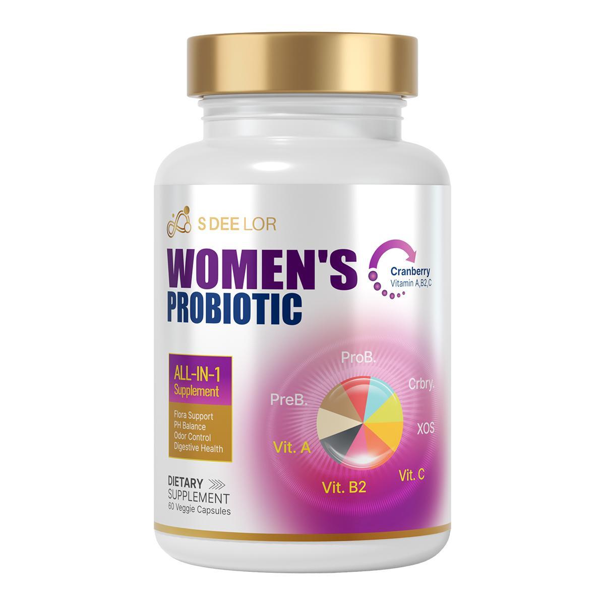 Bronson's Women's Probiotics Contain The Prebiotic Cranberry D - mannose To Support Healthy Digestion, Immunity, And Urinary Tract Care. - 5 - CJ