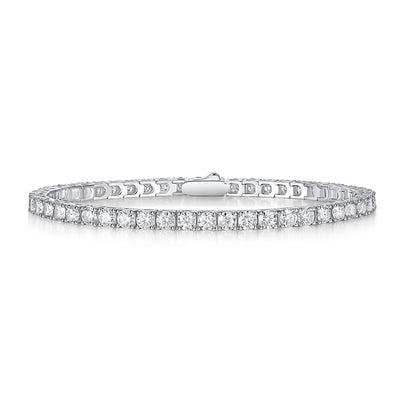 1Unique Luxury Fashion Mosan Diamond S925 Silver Bracelet Prohibit TikTok sales - 5 - CJ