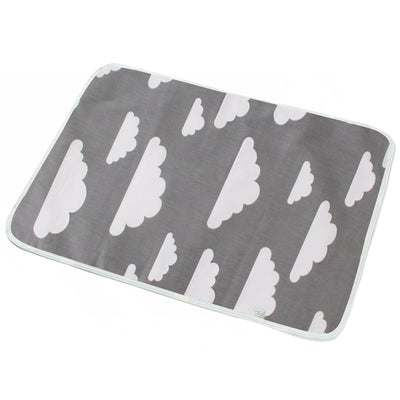 Breathable Cotton Cartoon Waterproof Insulation Pad - 0 - CJ - White Clouds - 50X70cm - CJYD226013211KP
