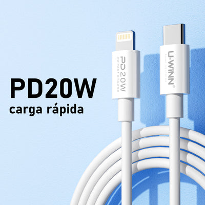 L705 USB - C To Lightning Cable PD 20W 1M White USB 3.0 UWINN - 5 - CJ