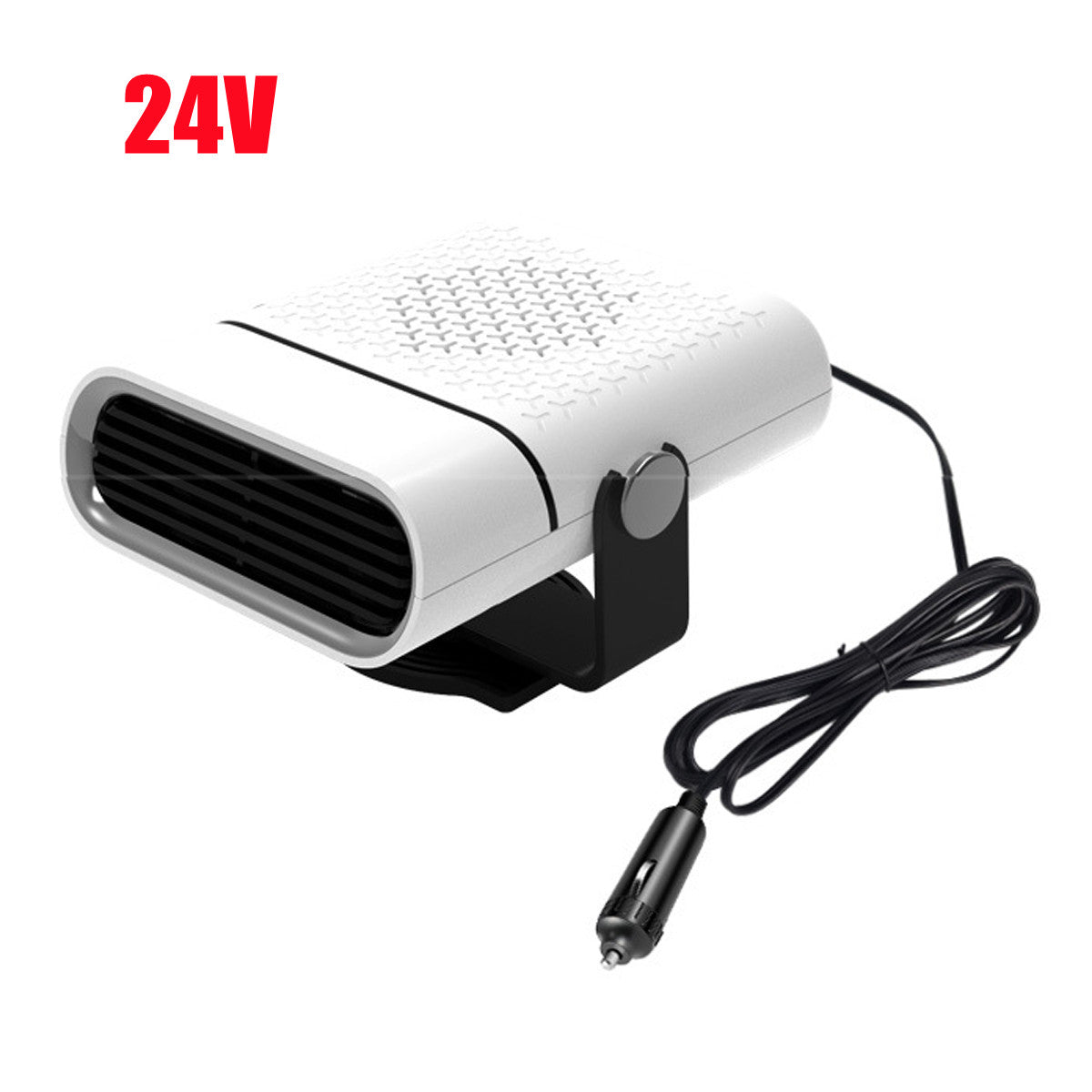 3 In 1 Car Heater Defogger Plug In Cigarette Lighter Mini Car Heater Defroster ABS Car Heaters Fan Defogger Anti - Fog - 0 - CJ - White - 24V - CJQT134512904DW