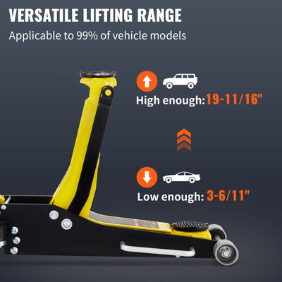 3 - ton Low Profile Aluminum Steel Racing Car Landing Jack Dual Lifting Car Automatic, Banned Platform Temu - 5 - cjdropshipping