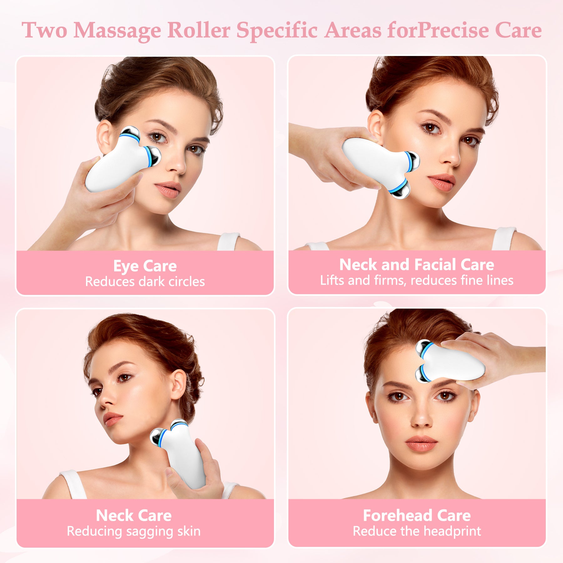 Anti Aging And Wrinkles Microcurrent Facial Device, Boost Skin Care Products Absorption - White - 5 - CJ