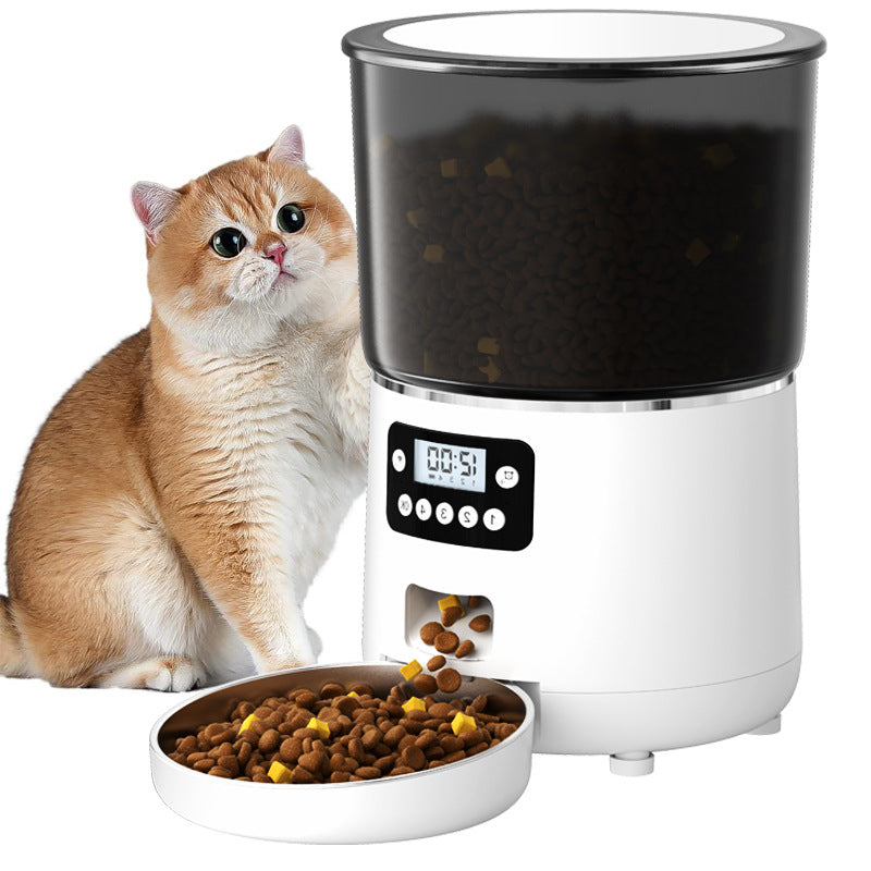 Pet 4L Smart Graffiti APP Automatic Pet Feeder - 0 - CJ