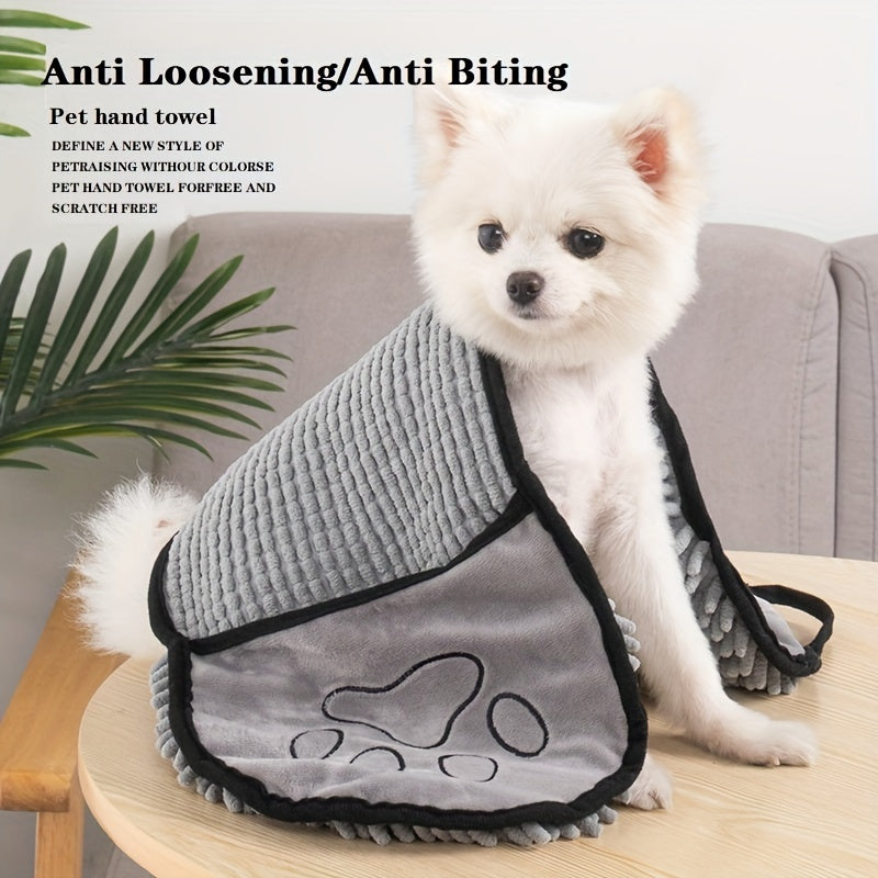 Absorbent Dog Towel, Microfiber Quick Drying Towel Machine Washable With Hand Pockets Pet Towel For Medium Large Dog Super Absorbent Pet Towel Quickly Dry Your Dog Or Cat After Bath Time - 5 - CJ