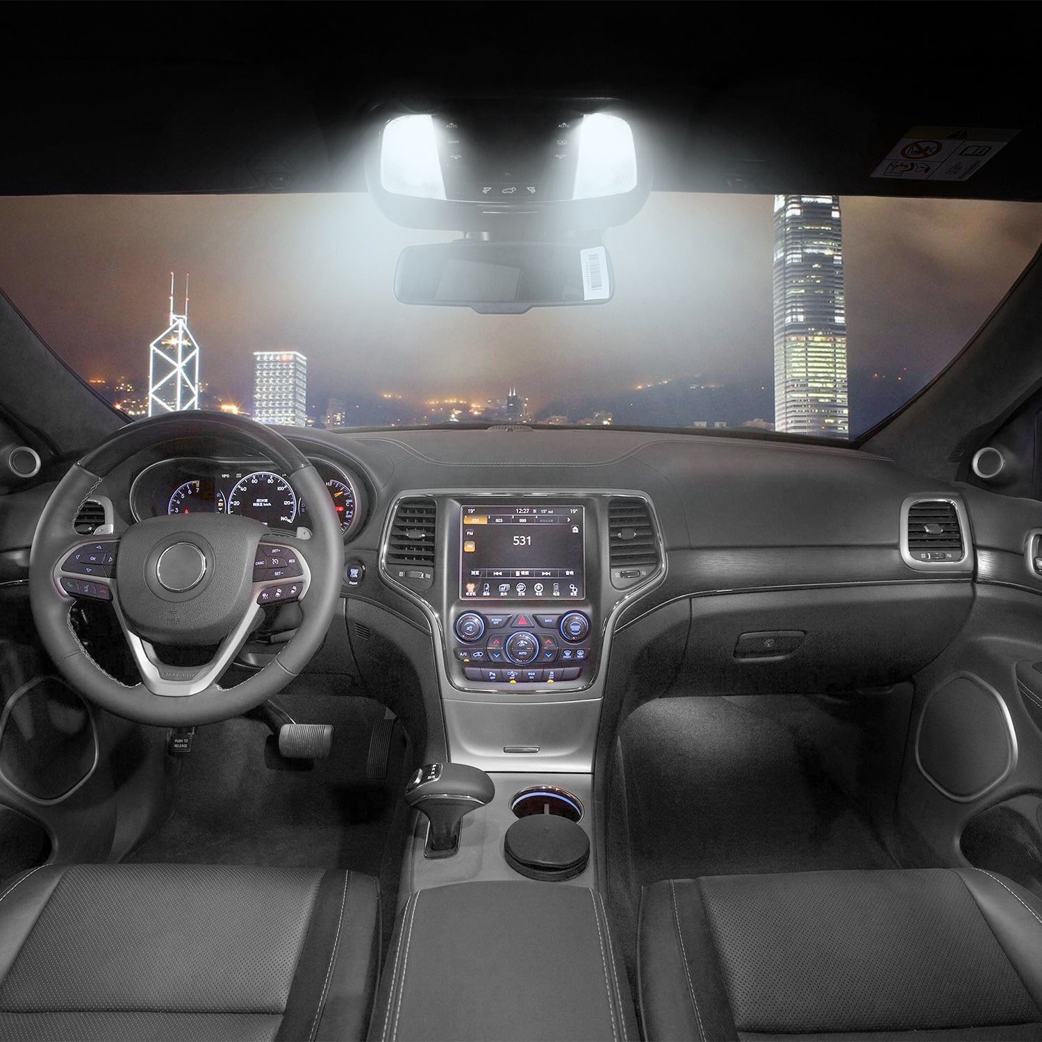 10PCS T10 LED Bulbs 194 LED Lights 12V 1W 5730 Xenon White Wedge Base LED Replacement Bulbs For License Plate Parking Position Interior Lights - 5 - CJ