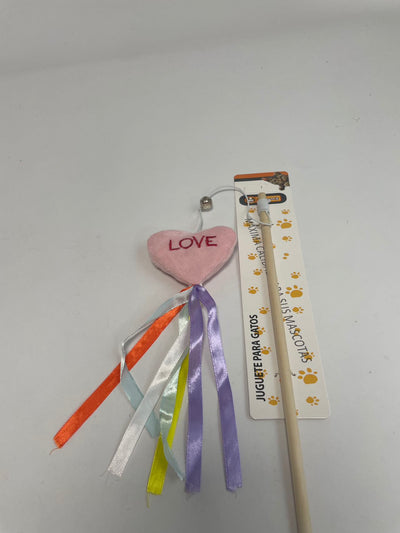 Doll Ribbon Wooden Pole Cat Teaser - 5 - CJ