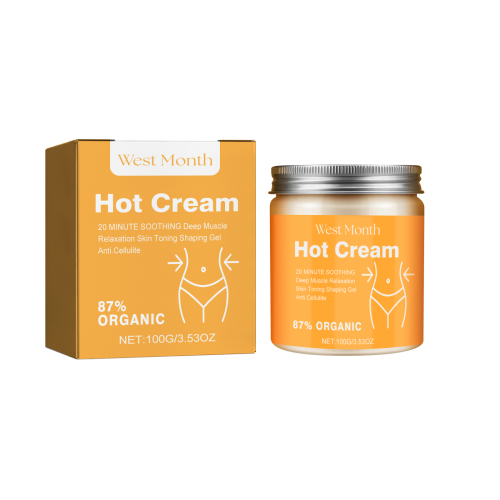 West&Month Body Care Cream, Massage Skin Legs Arms Waist Body Firming Cream - 5 - CJ
