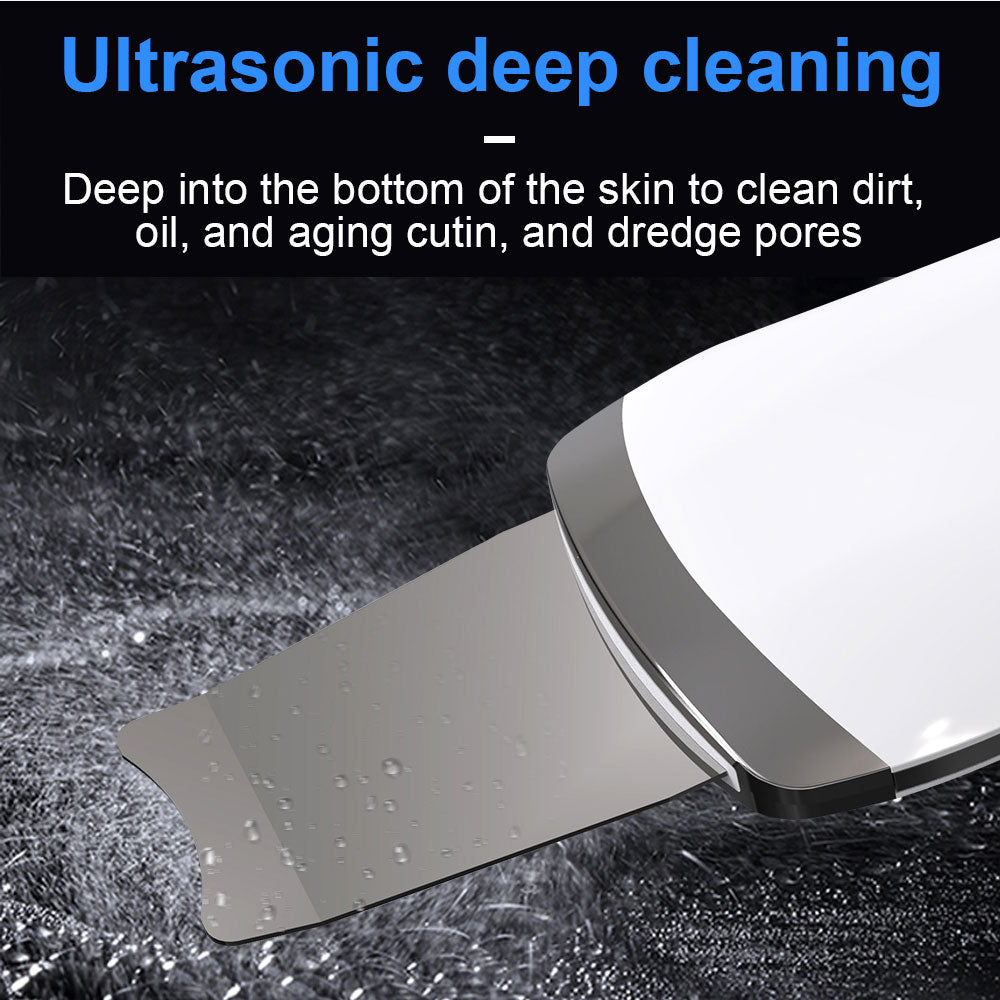 Electric Ultrasonic Skin Scrubber Face Spatula Home Ultrasonic Skin Scrubber Facial Cleaner Handheld Mini Derma Galvanica Tightening Face Scrubber Machine Skin Scrubber USB Ultrasonic - 5 - CJ