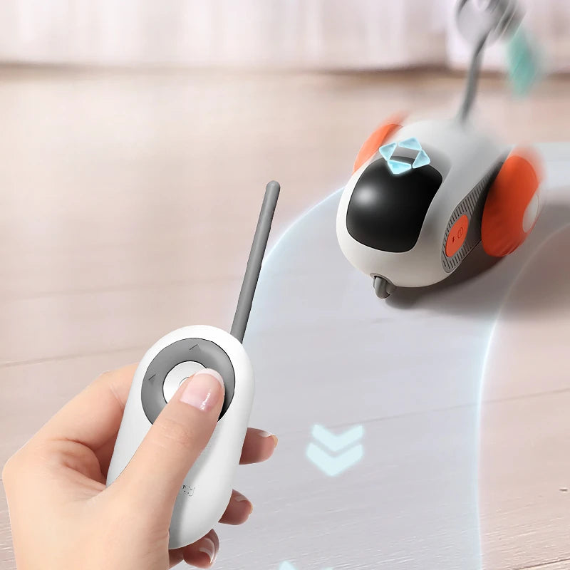 Remote Control Interactive Cat Car Toy USB Charging Chasing Automatic Self - moving Remote Smart Control Car Interactive Cat Toy Pet Products - 0 - CJ