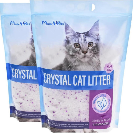 Crystal Cat Litter For Pets, No Caking, Odor Control, Light Weight, Low Dust, Easy To Use - 5 - CJ