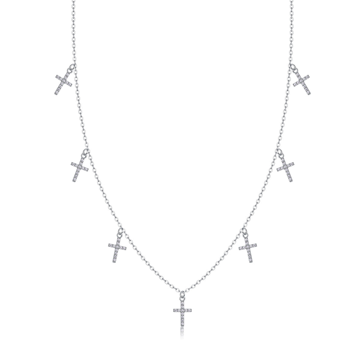 1Holy Light Cross - A Fashionable And Luxurious Diamond Jewelry Pendant Set With Moissanite S925 Sterling Silver And Platinum Plating Prohibit TikTok sales - 5 - cj