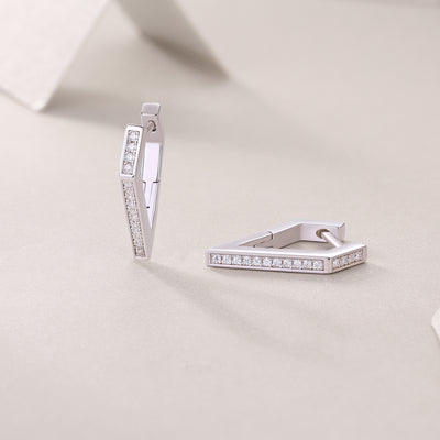 1Coronation - Fashionable And Luxurious Diamond Jewelry Set With Moissanite S925 Sterling Silver And Platinum - plated Stud Earrings Prohibit TikTok sales - 5 - cjdropshipping