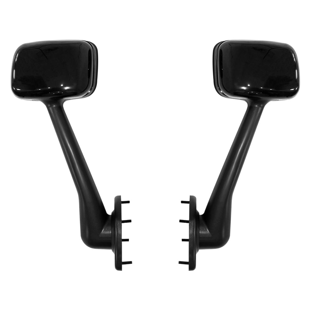 For 2008 - 2016 Freightliner Cascadia Pair Hood Mirrors Black Left,Right Set - 5 - CJ