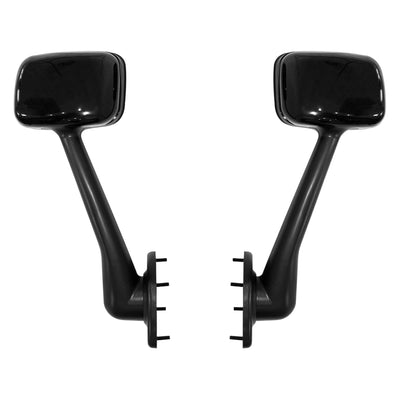 For 2008 - 2016 Freightliner Cascadia Pair Hood Mirrors Black Left,Right Set - 5 - CJ