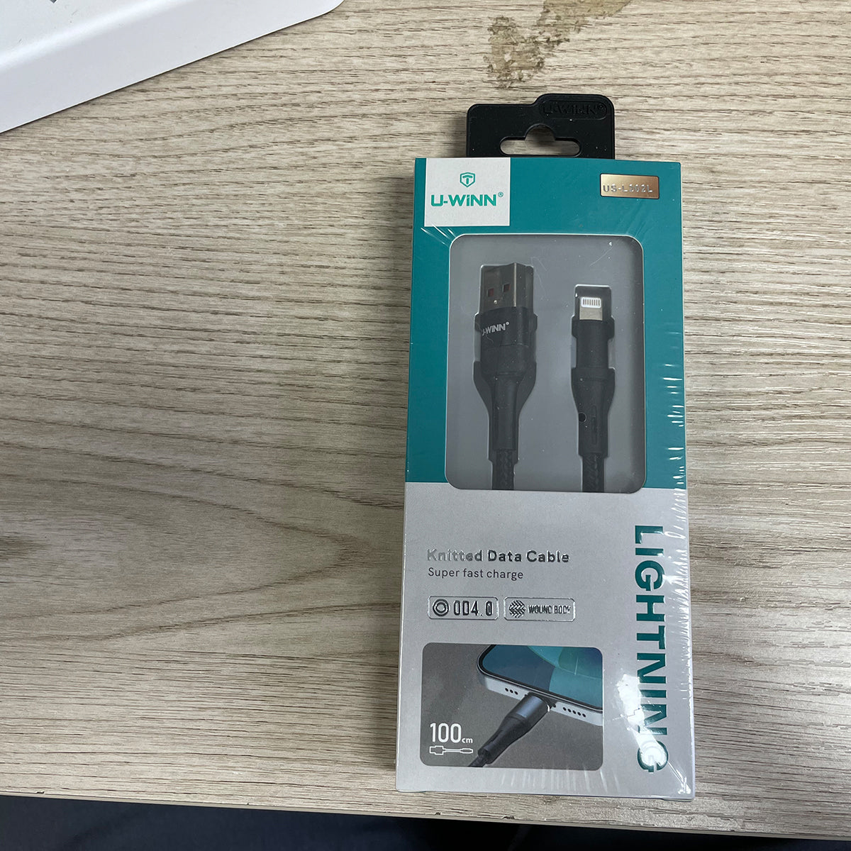 L202 Lightning Cable 2.4A 1M Black USB 3.0 UWINN - 5 - CJ