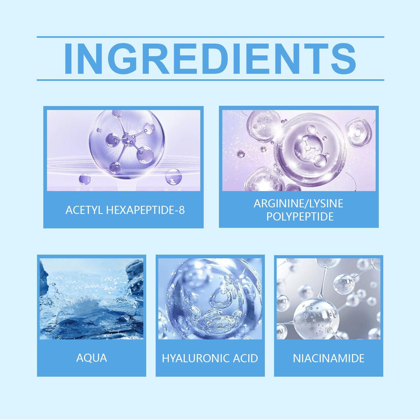 Ouhoe Polypeptide Firming Face Serum Facial Skin Lift Firming Hydrating Moisturizing Lotion - 5 - CJ