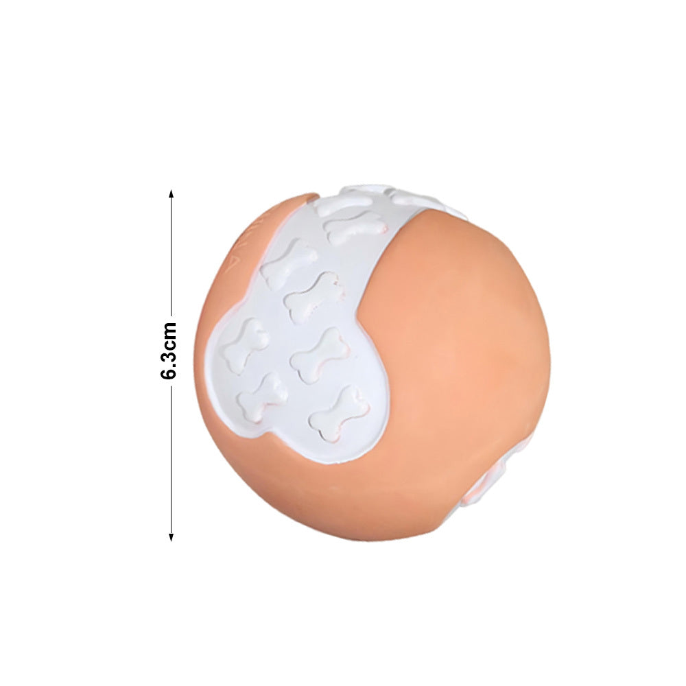 12 PCS Non-Toxic Dog Toy Ball Hard Rubber Solid Ball Cleaning Teeth Durable To Chew And High Rebound Great Pet Play Training Supplies