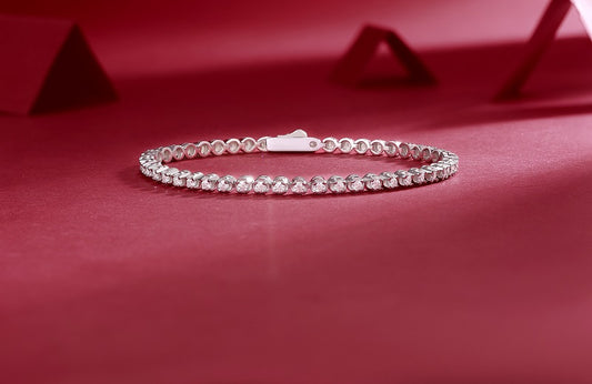 1Starlight Luxury Fashion Mosan Diamond S925 Silver Bracelet Prohibit TikTok sales - 5 - CJ