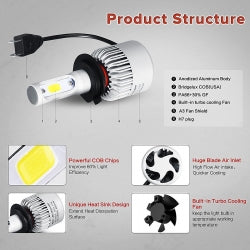 Silver Integrated Car Headlights - 5 - CJ