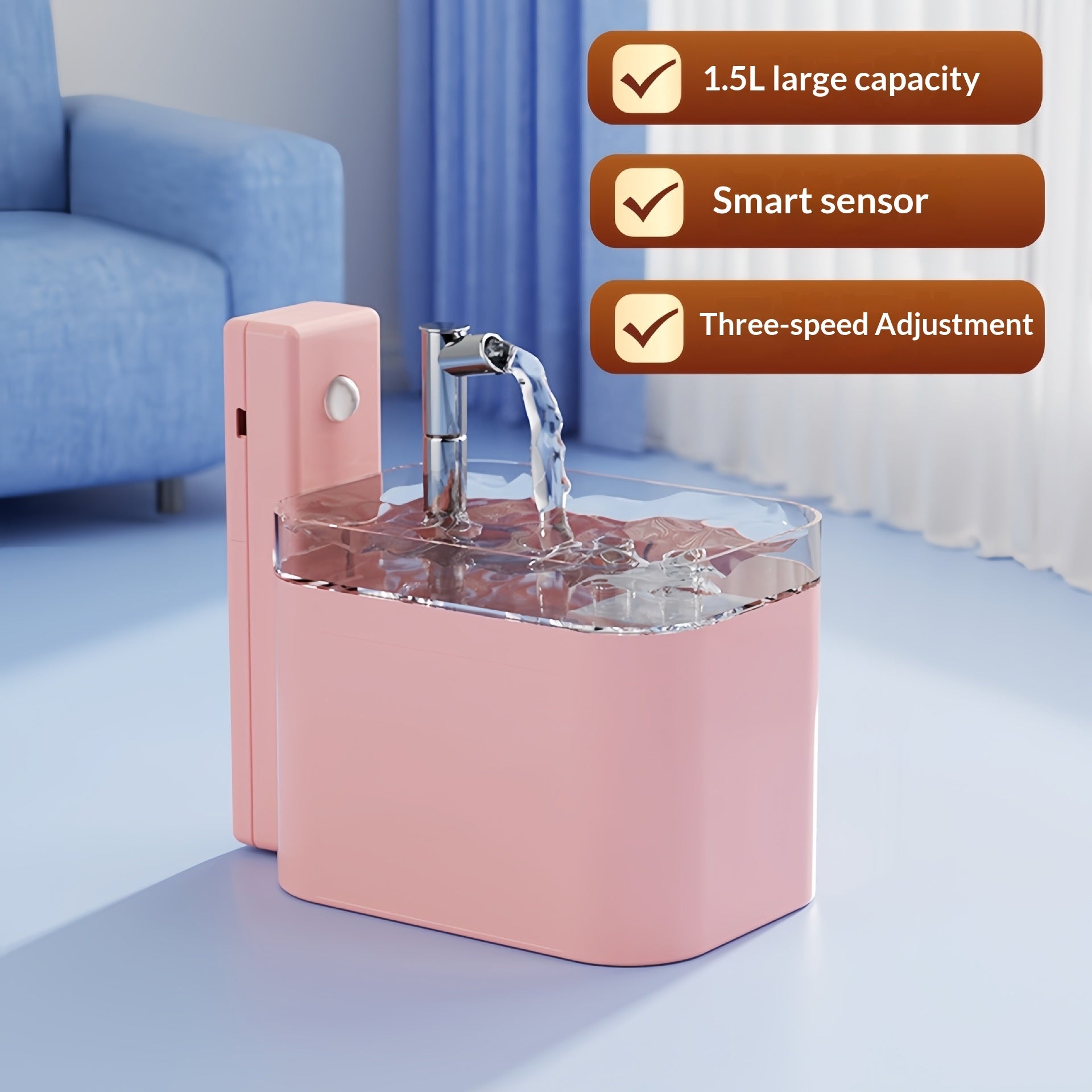 Cat Wireless Induction Automatic Circulation Smart Water Dispenser - 0 - CJ