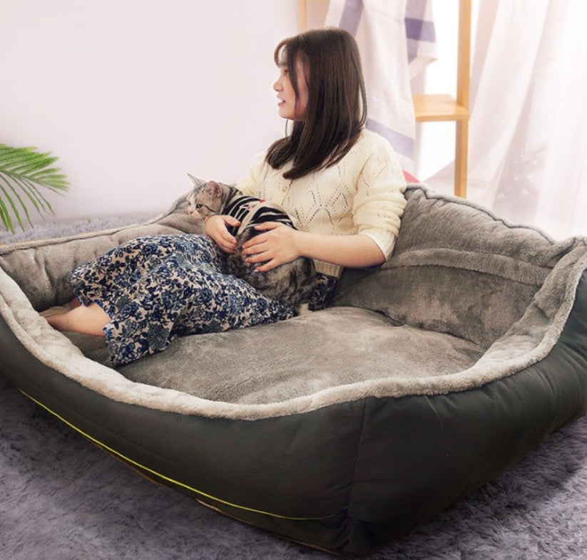 Dog bed sofa bed - 0 - CJ - Grey - 120x90xH43cm - CJJJCWGY01160 - Grey - 120x90xH43cm