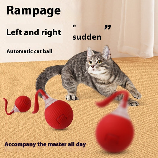 Interactive Cat Toy Ball Super Drive Cat Rolling Ball - 0 - CJ