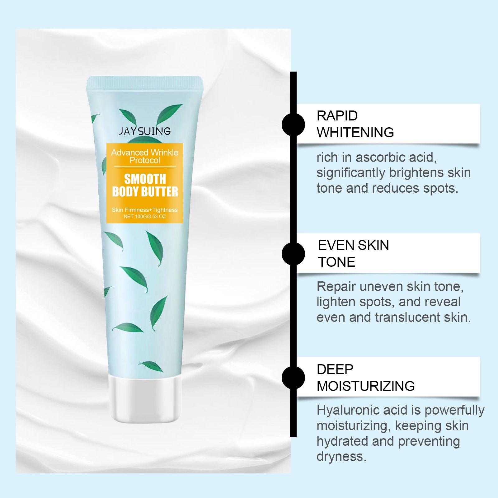 Jaysuing Anti - Wrinkle Firming Brightening Body Lotion Firming Whitening Skin Hydrating Moisturizing And Refreshing Body Lotion - 5 - CJ