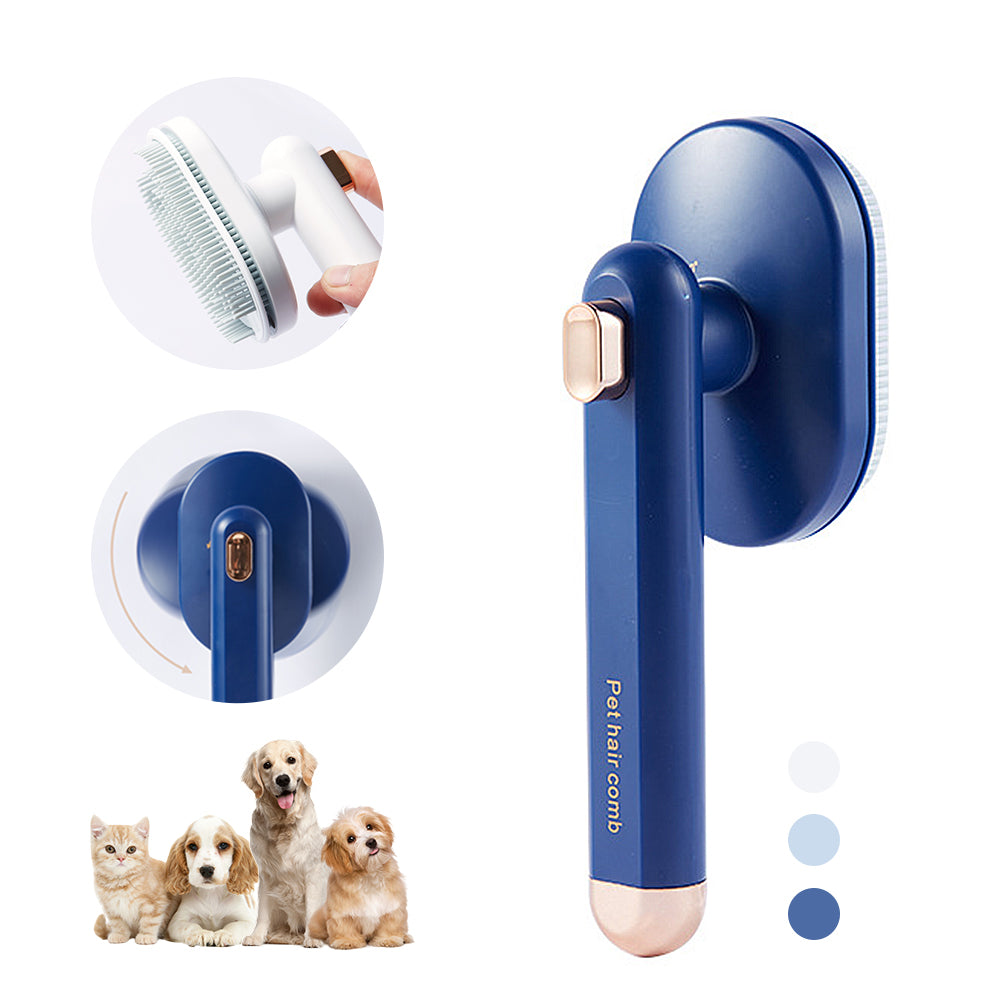 Pet Comb Cat Dog To Remove Floating Hair Pet Hair Brush Hair Removal Artifact Pet Grooming Brush Supplies Self Cleaning Comb Pet Products - 0 - CJ