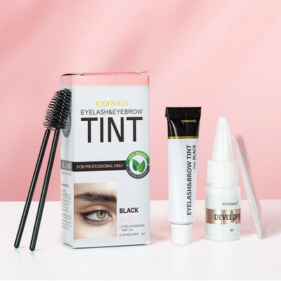 ICONSIGN Eyelash Eyebrow Dye Tint Kit Brow Lamination Mascara Lift Tinting Tattoo Dye Eyes Makeup Tools - 5.0 - CJ