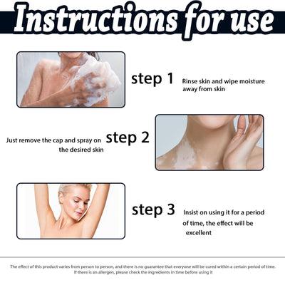 South Moon White Spot Clear Spray Tonic Topical Skin Repair Flower Spot Solution Treatment White Spot Clear Spray - 5 - CJ