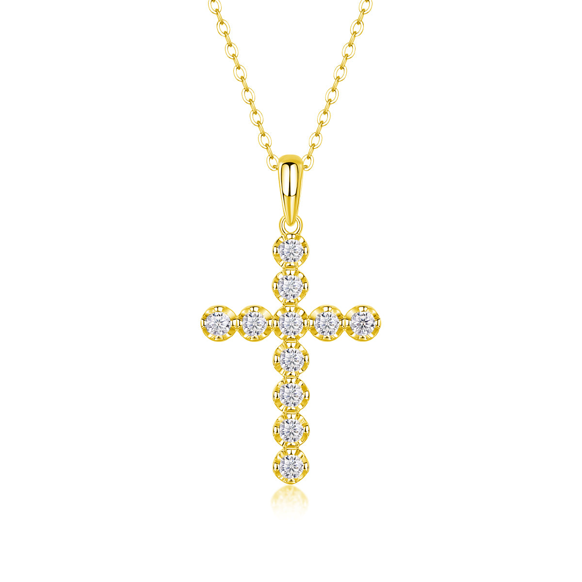 1Entrusted - A Fashionable And Luxurious Diamond Jewelry Pendant Set With Moissanite S925 Sterling Silver Prohibit TikTok sales - 5 - cj