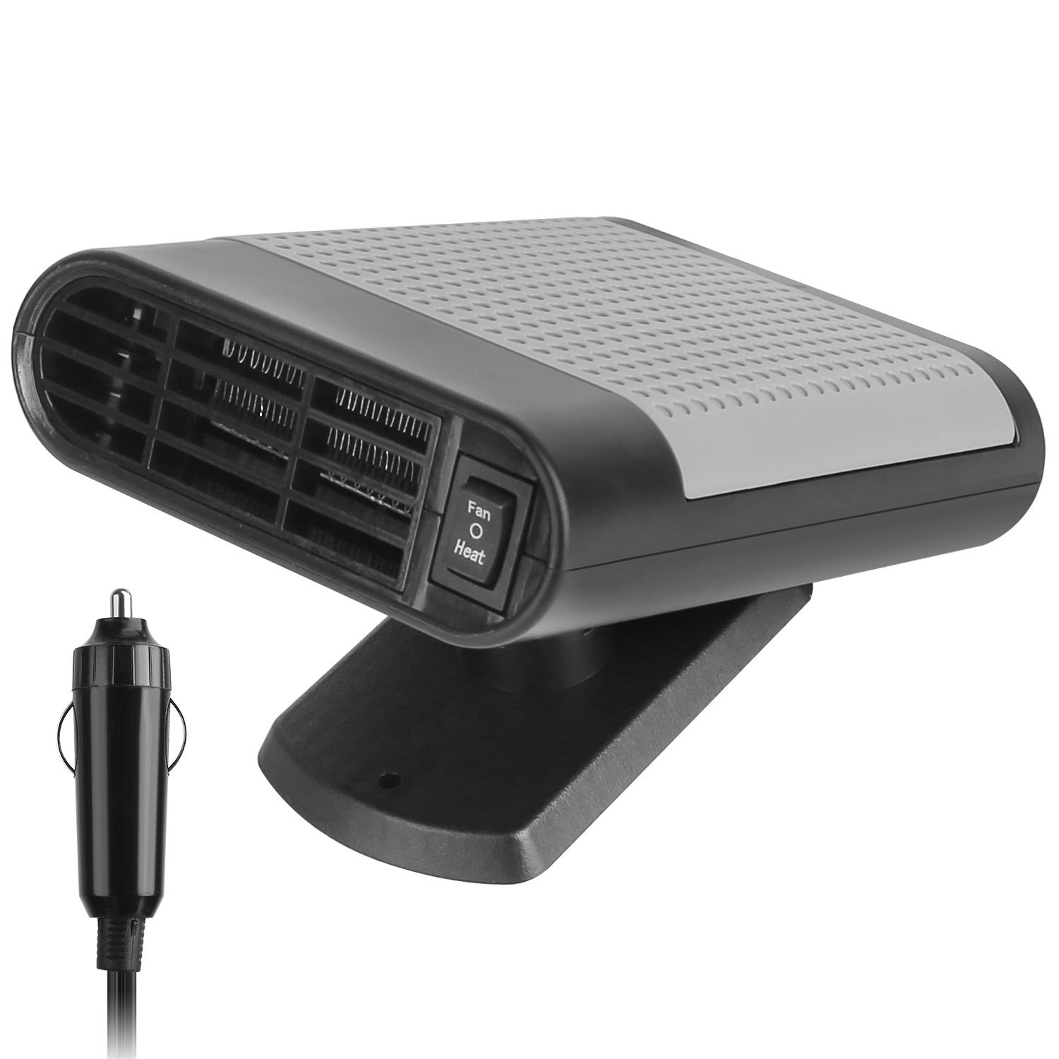 24V 200W Or 12V 150W Portable Car Heater Heating Fan 2 In 1 Defroster Defogger Demister Windshield Heater Automotive Cooling Fan With 360 Degree Rotating Base - 5.0 - CJ