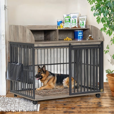 The Wooden Kennel Kennel Is Suitable For Large Medium - sized Dogs - 5 - cjdroshippping