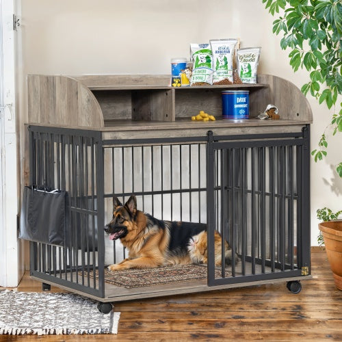 The Wooden Kennel Kennel Is Suitable For Large Medium - sized Dogs - 5 - cjdroshippping