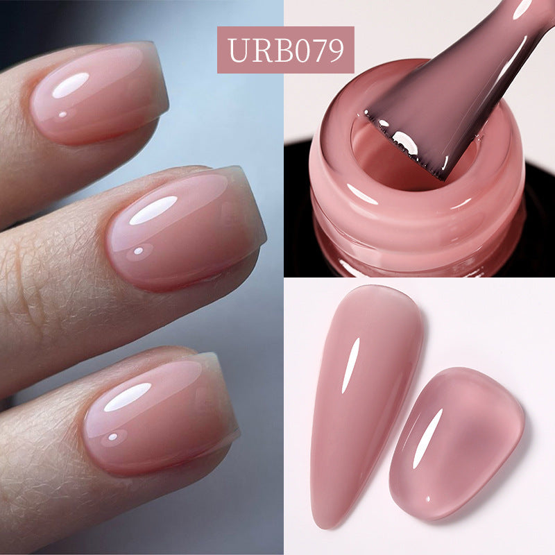 Reinforced Long - lasting No - file Base Coat With Shimmering Glitter Gel Polish - 0 - CJ