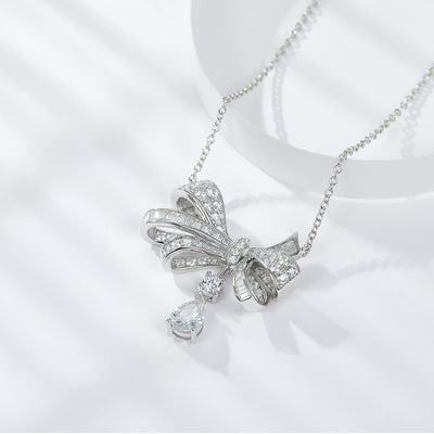 1Butterfly - A Fashionable And Luxurious Diamond Jewelry Pendant Set With Moissanite S925 Sterling Silver And Platinum Plating Prohibit TikTok sales - 5 - cjdropshipping
